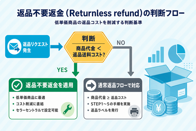 Amazonで返品リクエストが来たら？出品者の対応手順と注意点